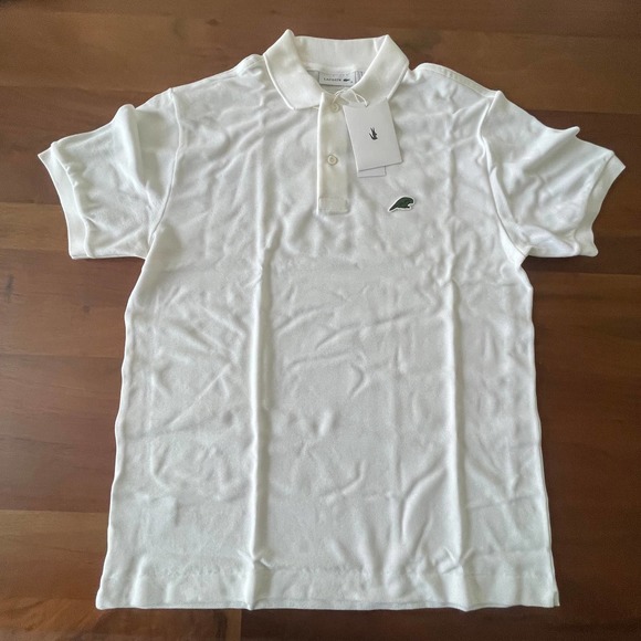 Lacoste Other - NEW Lacoste Save Our Species Limited Edition Iguana Medium White Polo Shirt